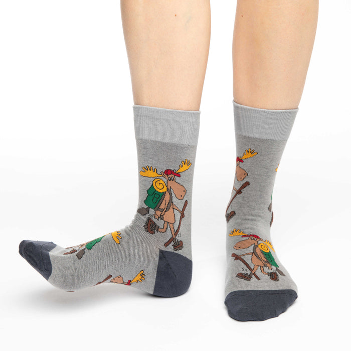 Women's Hiking Moose Socks