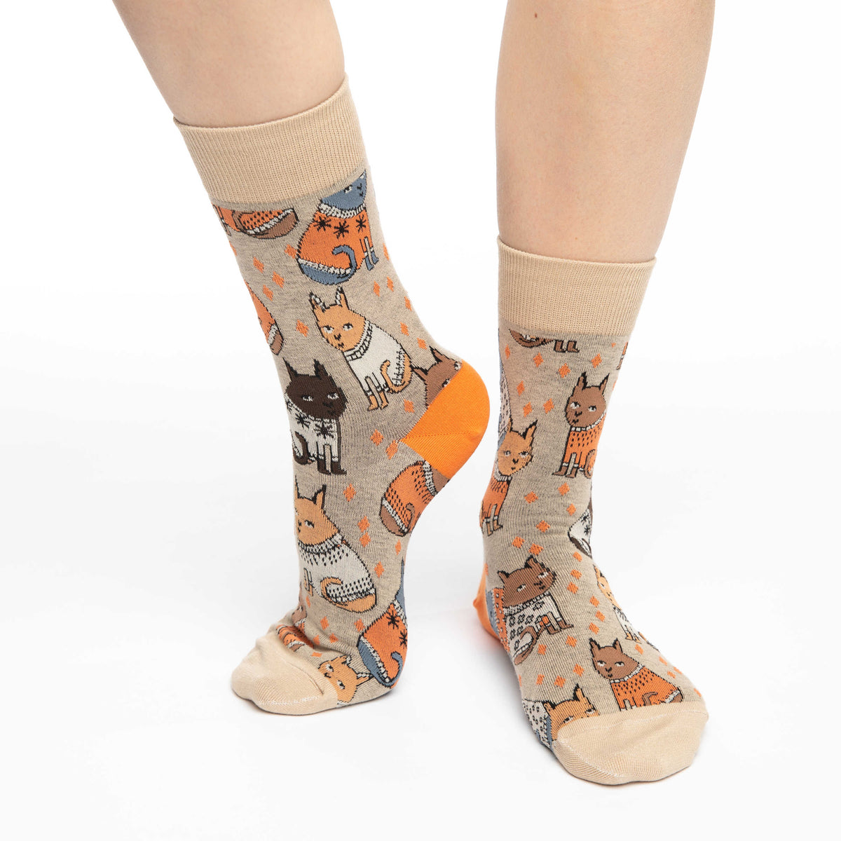 Women's Sweater Cats Socks