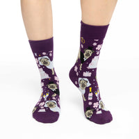 Women's Wedding Pugs Socks