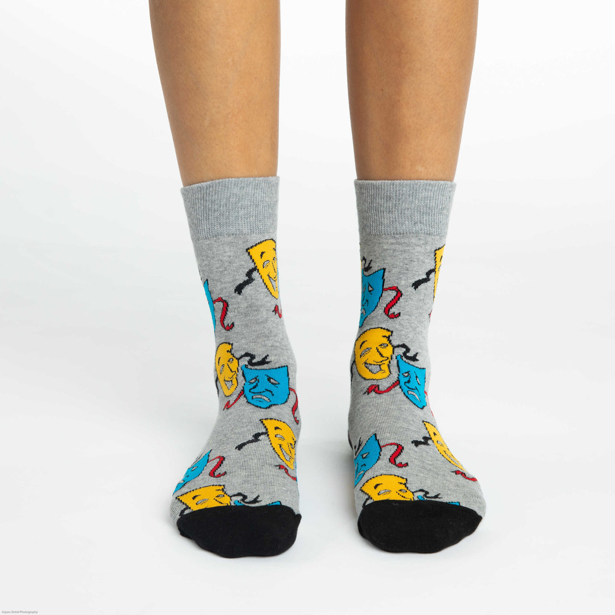 Women's Drama Masks Socks