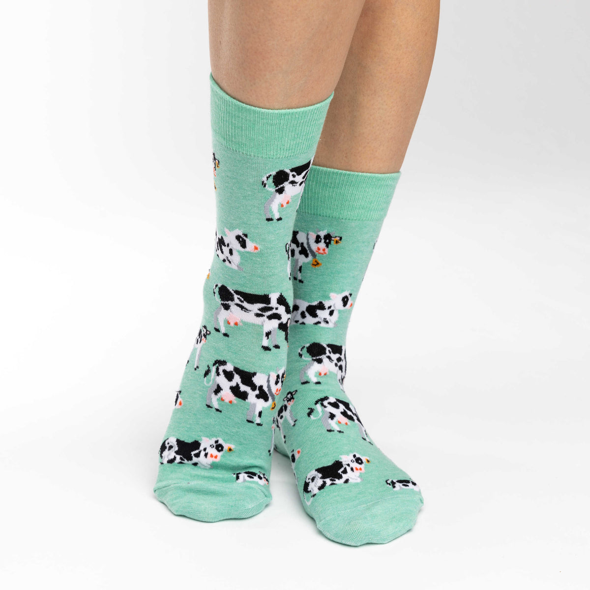 Women's Cows in a Field Socks