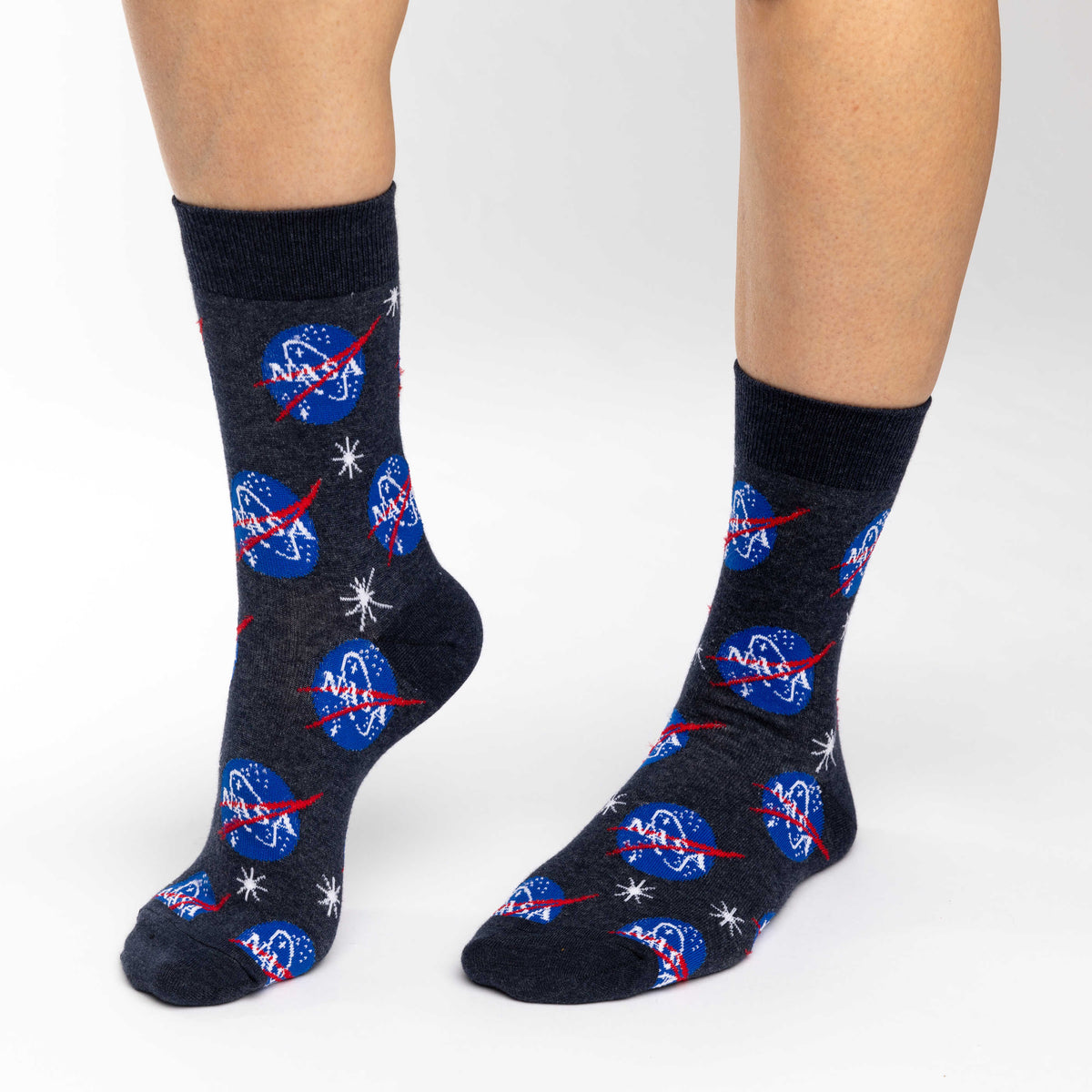Women's Nasa, Blue Socks