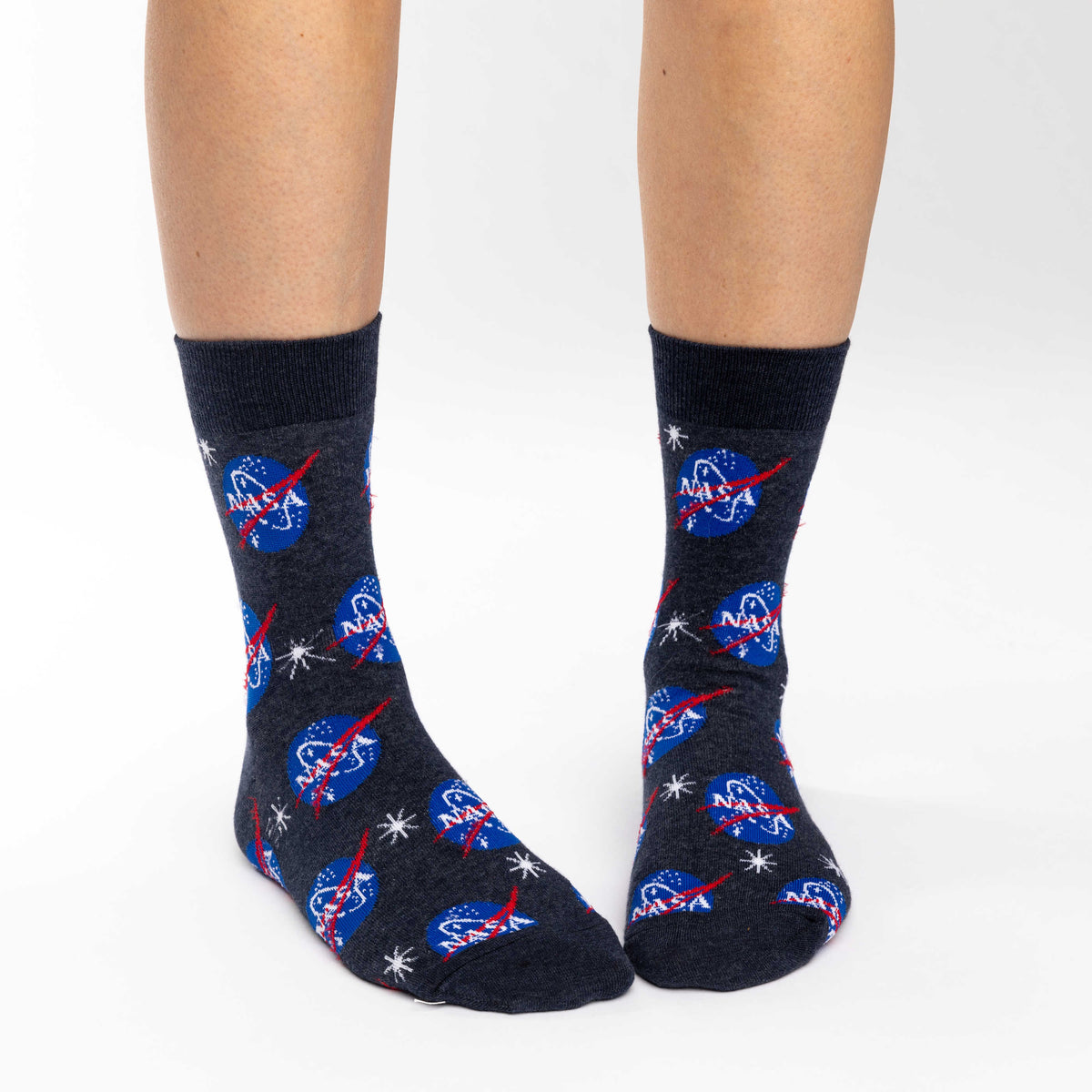 Women's Nasa, Blue Socks