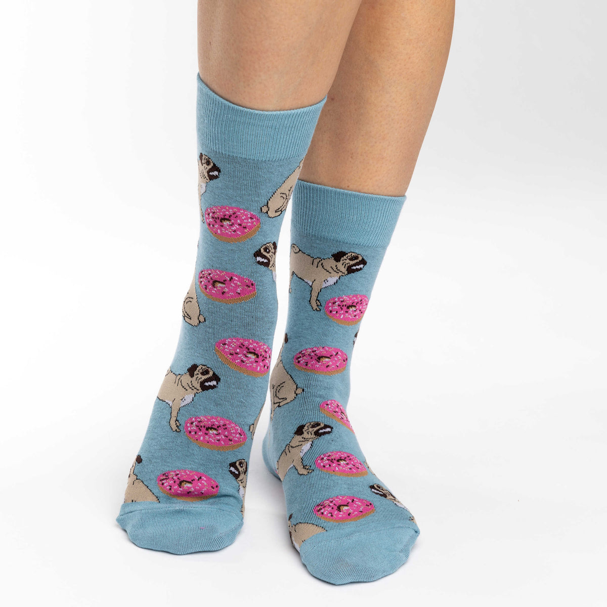 Women's Pugs and Donuts Socks
