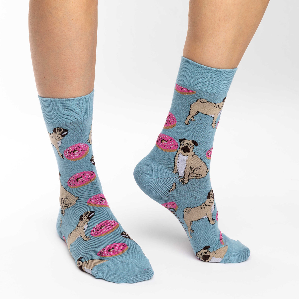 Women's Pugs and Donuts Socks