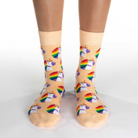 Women's Rainbow Unicorn Socks