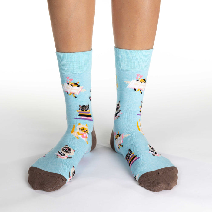 Women's Reading Cats Socks