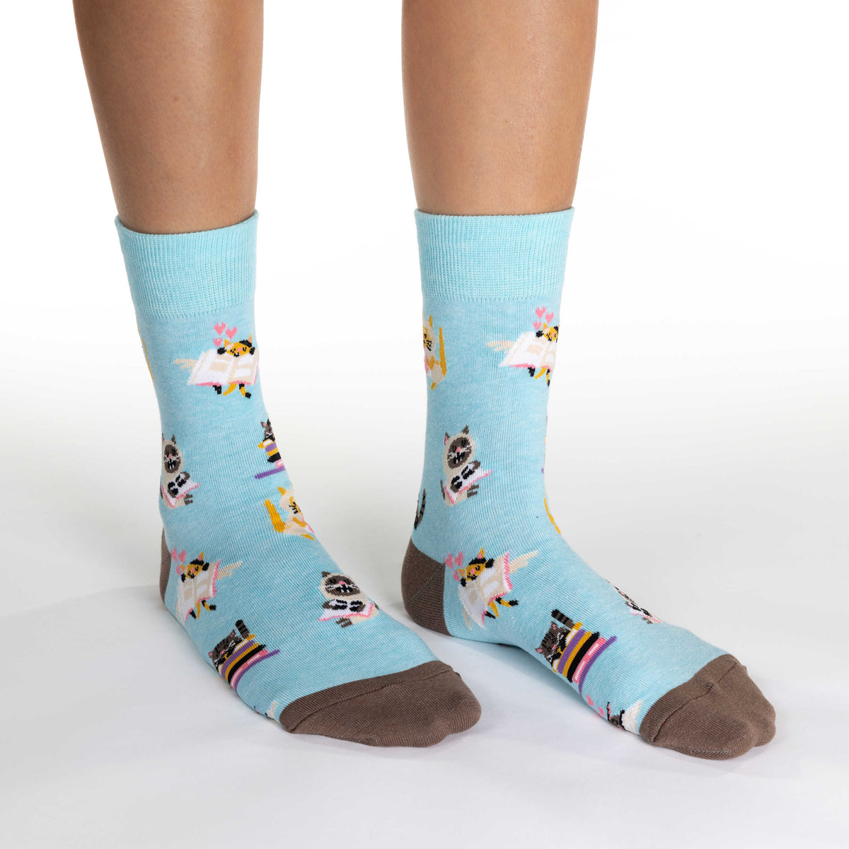 Women's Reading Cats Socks