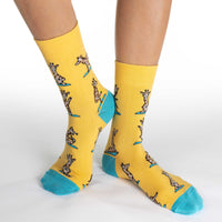 Women's Yoga Giraffes Socks