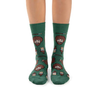 Women's Bob Ross, Faces Socks