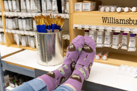 Women's Bob Ross, Paint Board Socks