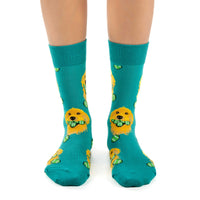 Women's Golden Retriever with Tennis Balls Socks