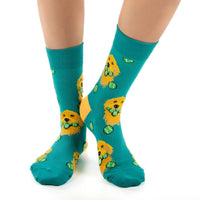 Women's Golden Retriever with Tennis Balls Socks