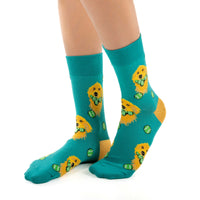Women's Golden Retriever with Tennis Balls Socks
