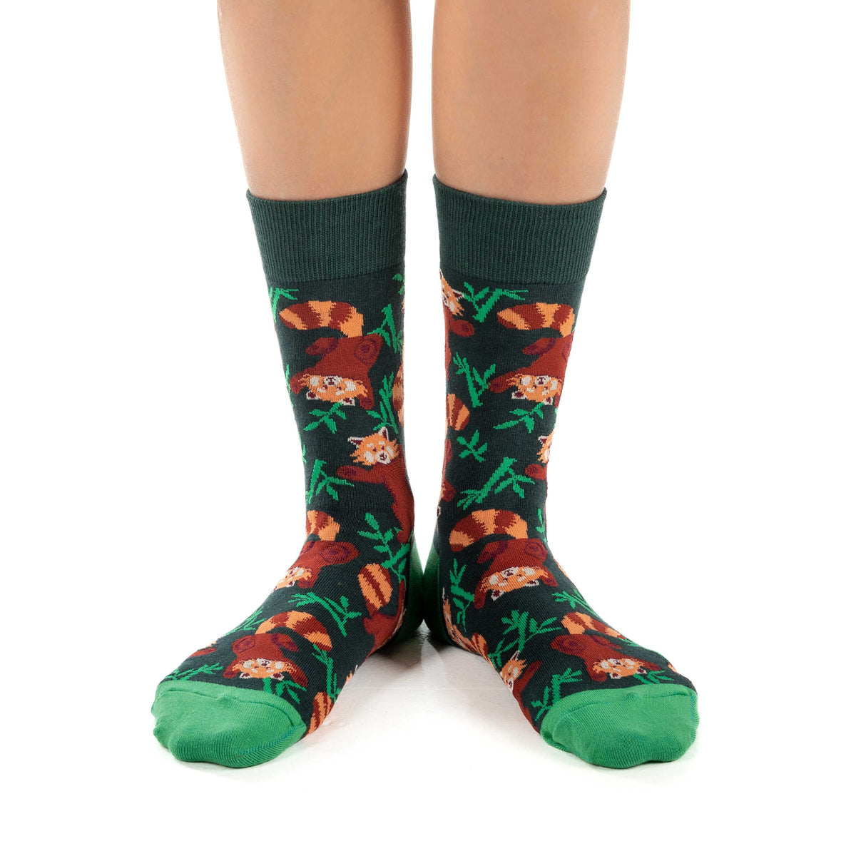 Women's Playful Red Pandas Socks