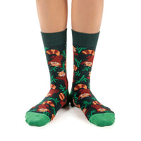 Women's Playful Red Pandas Socks