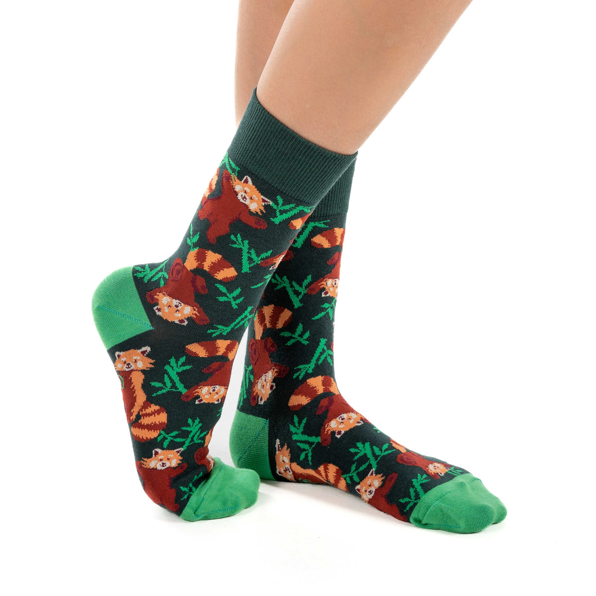 Women's Playful Red Pandas Socks