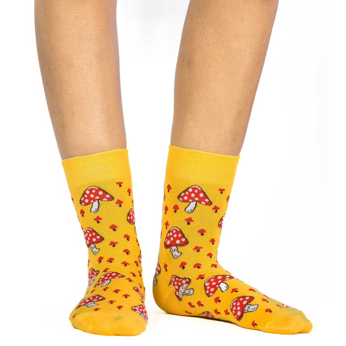 Women's Amanita Mushrooms Socks