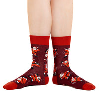 Women's Dancing Santa Christmas Socks