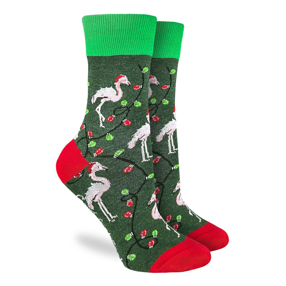 Women's Christmas Flamingos Socks