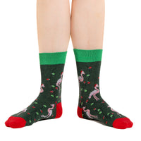 Women's Christmas Flamingos Socks