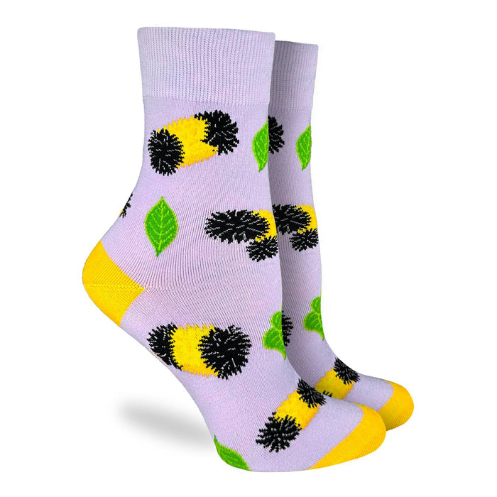 Women's Fuzzy Caterpillars Socks