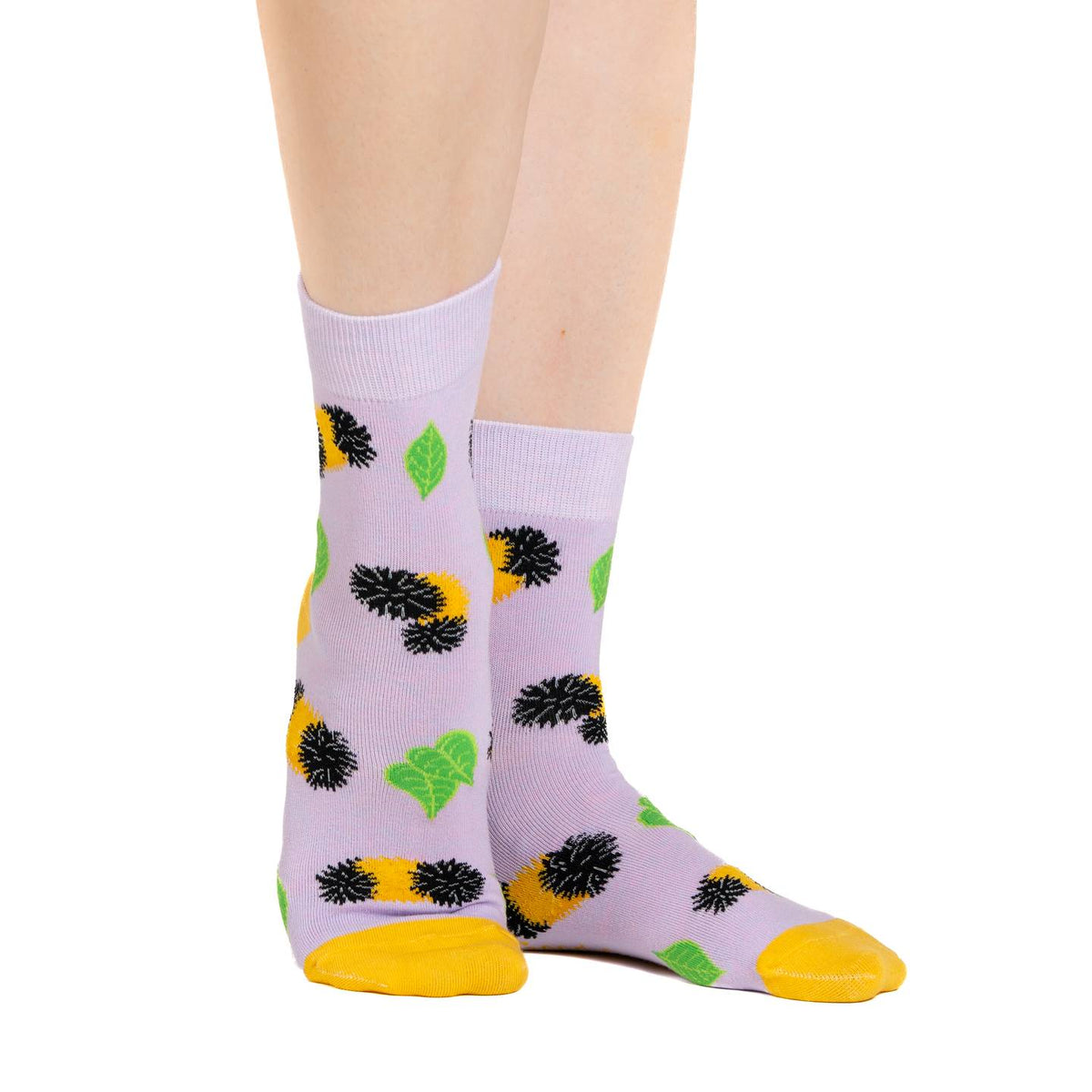 Women's Fuzzy Caterpillars Socks