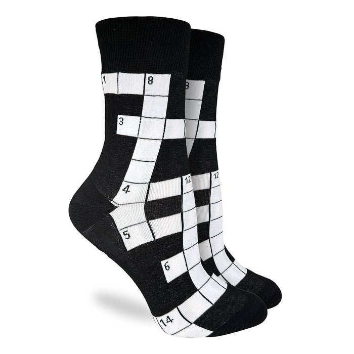 Women's Crossword Puzzle Socks