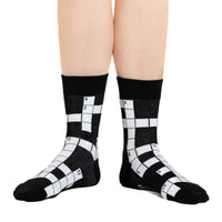 Women's Crossword Puzzle Socks