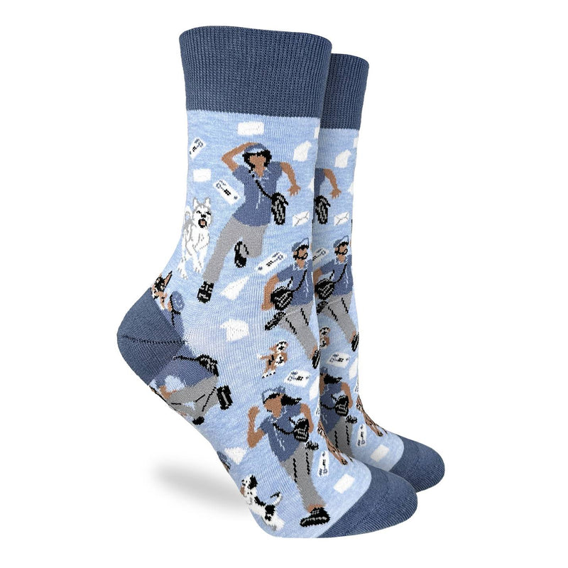 Women's Dog Chasing Postal Workers Socks