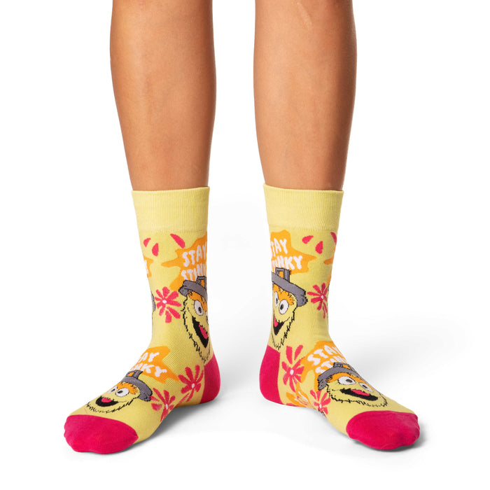 Women's Sesame Street, Oscar the Grouch, Stay Stinky Socks