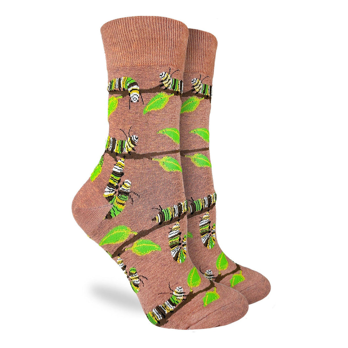 Women's Monarch Caterpillar Socks