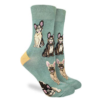 Women's Smiling French Bulldogs Socks