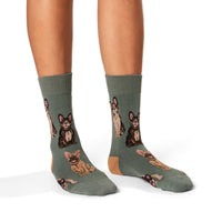 Women's Smiling French Bulldogs Socks