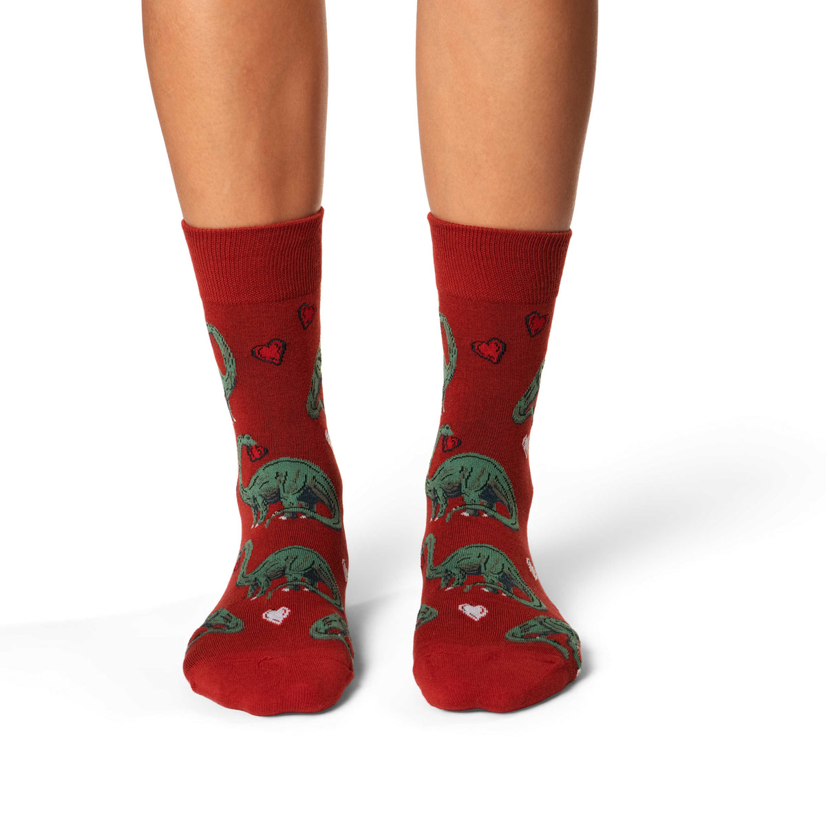 Women's Valentine's Day Dinosaurs Socks