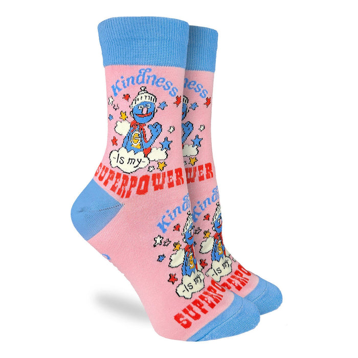 Women's Sesame Street, Grover, Kindness is my Superpower Socks