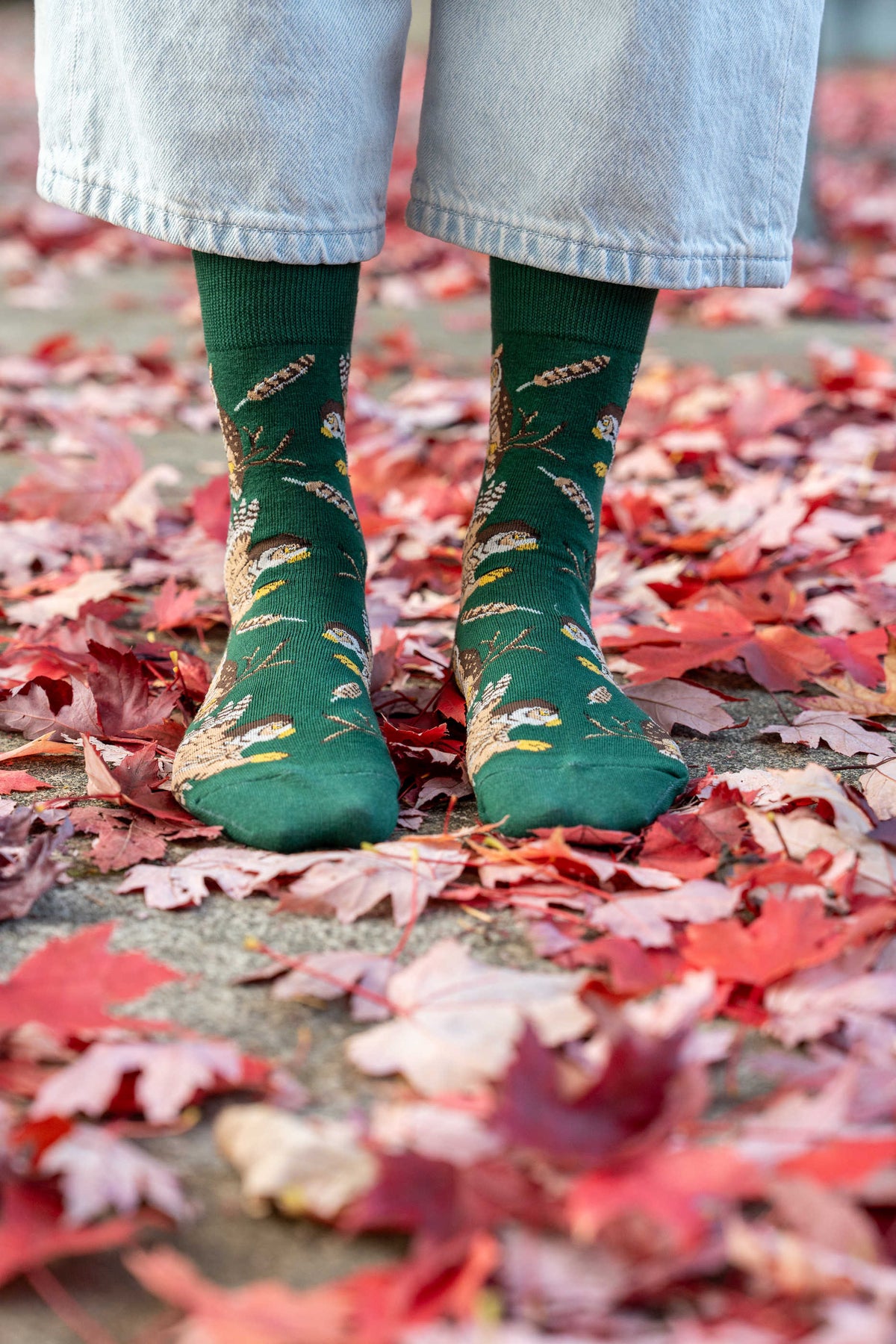 Women's Great Horned Owl Socks