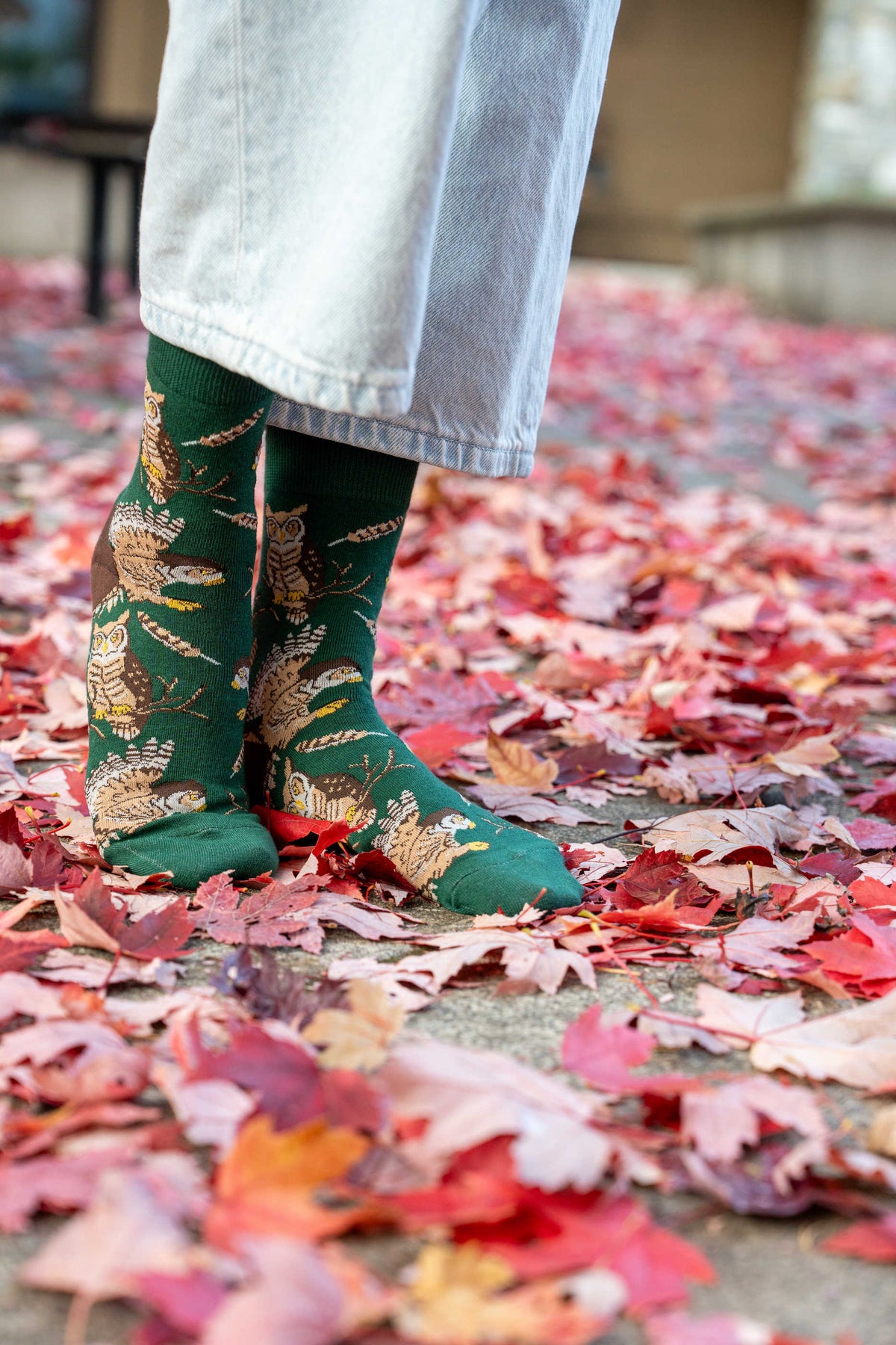 Women's Great Horned Owl Socks