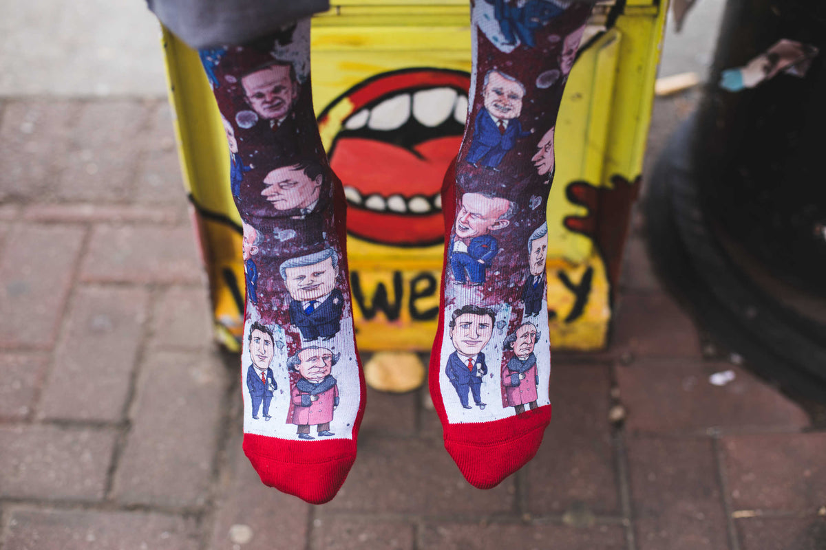 Men's Canadian Prime Ministers Socks