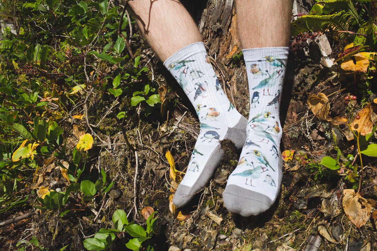 Men's Birds Flipping the Bird Socks