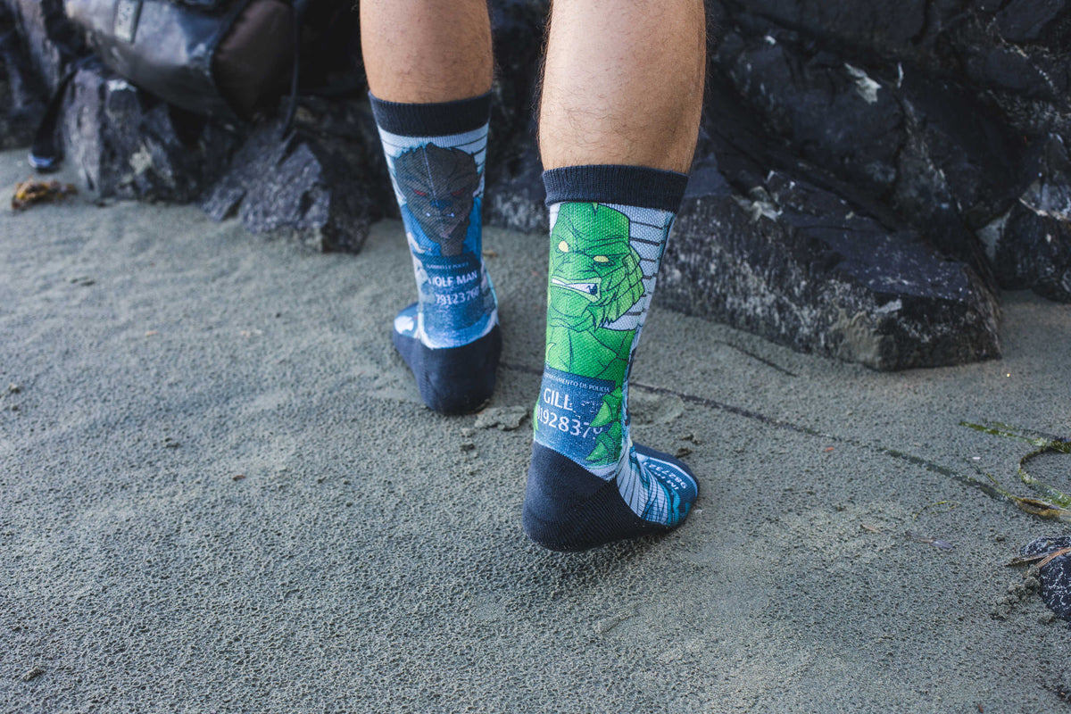 Men's Halloween Mugshots Socks