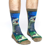 Men's Tyrannosaurus Rex Dinosaur Socks