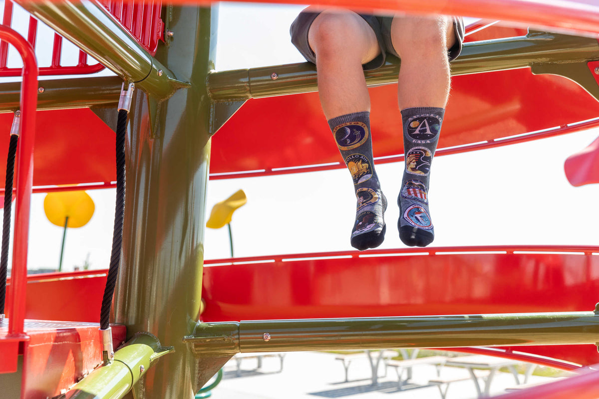 Men's Apollo Mission Patches Socks