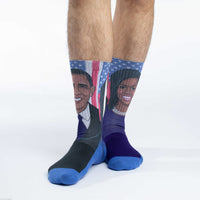 Men's Michelle & Barack Obama Socks