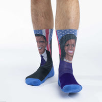 Men's Michelle & Barack Obama Socks