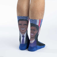 Men's Michelle & Barack Obama Socks