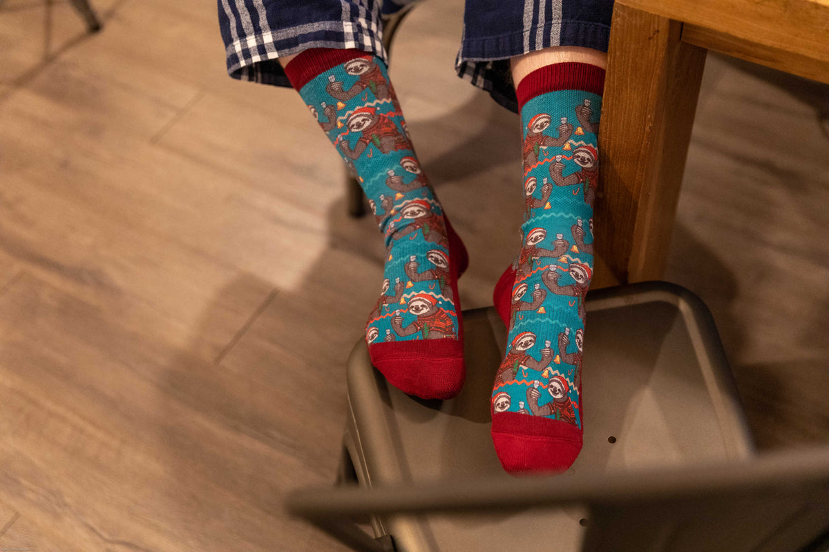 Men's Christmas Sloth Socks