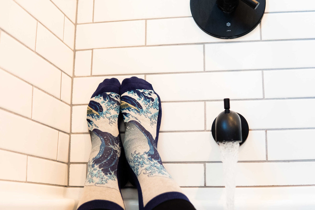 Men's The Great Wave off Kanagawa Socks
