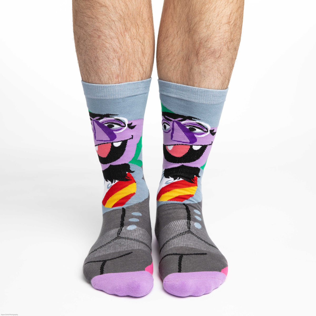 Men's Sesame Street, Count von Count Socks