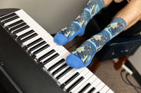 Men's Elton John, Concert at Dodger Stadium Socks